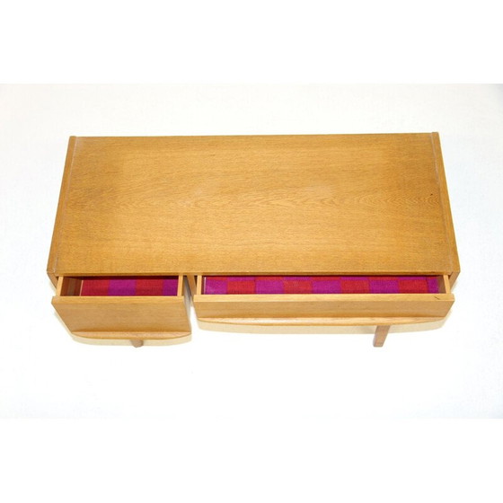 Image 1 of Vintage oakwood telephone bench, Sweden 1960