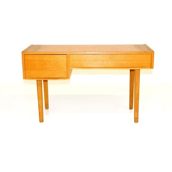 Image 1 of Vintage oakwood telephone bench, Sweden 1960