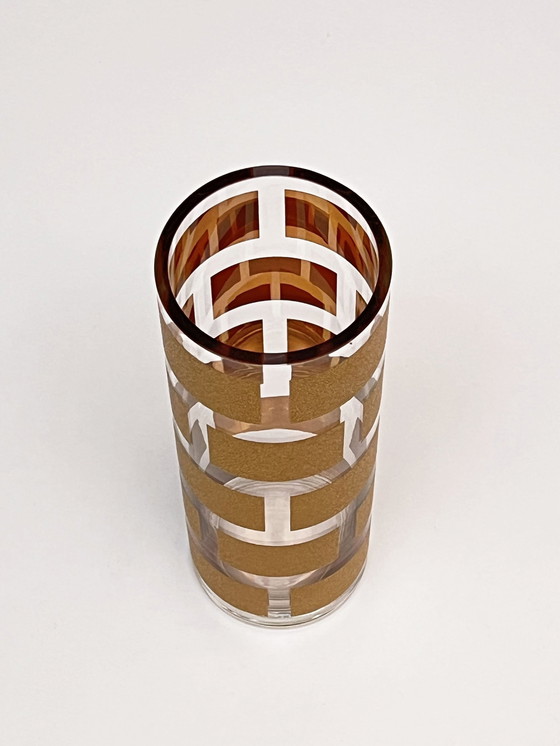 Image 1 of Jarrón “Lara Oro” Diseño Defne Koz Para Hvc Egizia Por Sottsass Associati