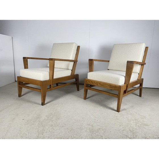 Image 1 of Pair of vintage armchairs by René Gabriel