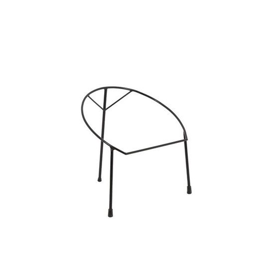 Image 1 of Pair of vintage rattan armchairs "Basket", Italy 1950