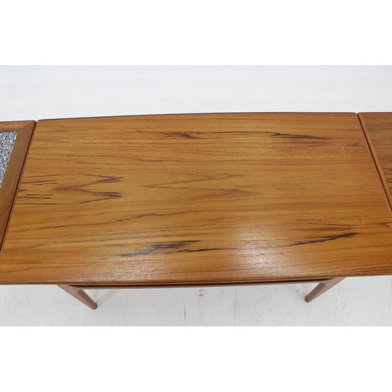 Image 1 of Vintage extendable teak coffee table, Denmark 1960