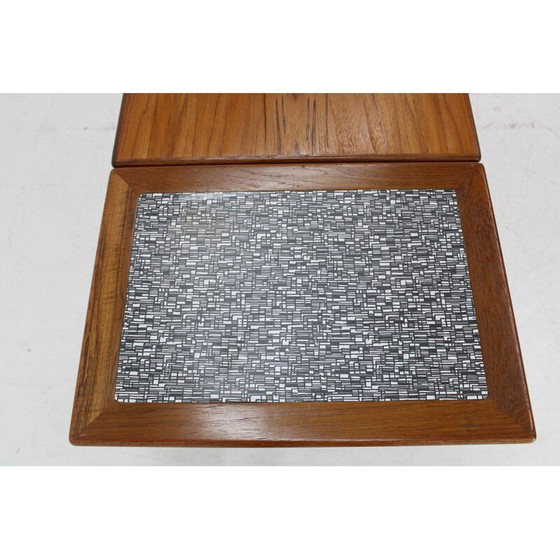 Image 1 of Vintage extendable teak coffee table, Denmark 1960