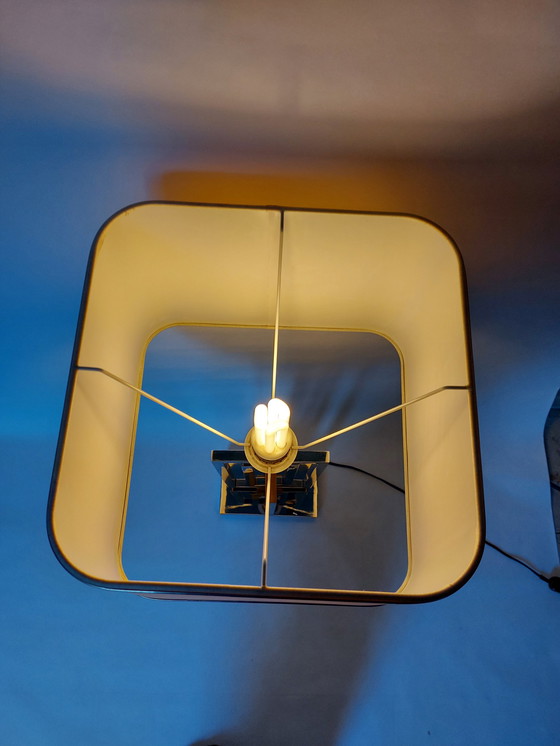 Image 1 of Mid-Century Rome Rega Chrome Brass Table Lamp, 1970