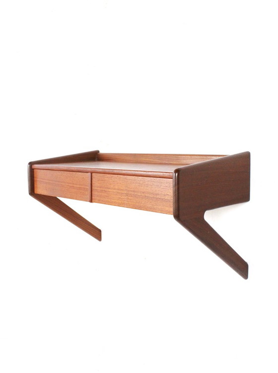 Image 1 of Floating night/hallstand Sigfred Omann for Ølholm møbelfabrik, Denmark 60's