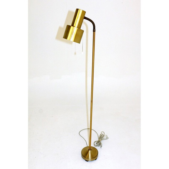 Image 1 of Lampada da terra vintage in metallo snodato, Svezia 1970
