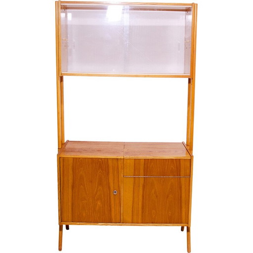 Vintage wall bookcase by František Jirák for Tatra nábytok, Czechoslovakia 1960