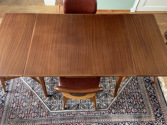 Image 1 of Table de salle à manger extensible Mid Century