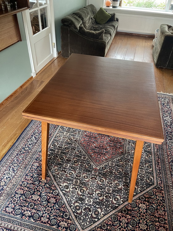 Image 1 of Table de salle à manger extensible Mid Century