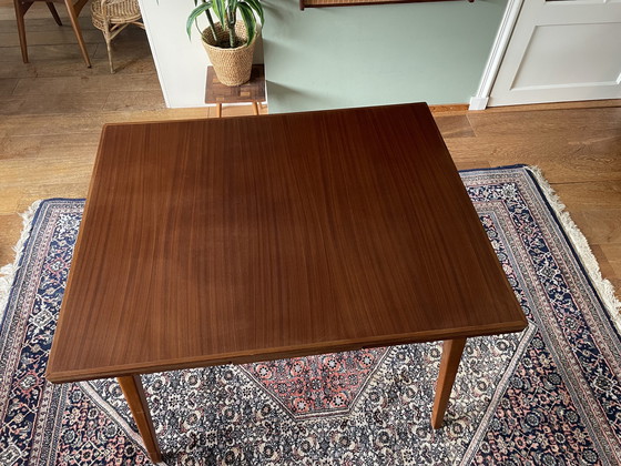 Image 1 of Table de salle à manger extensible Mid Century