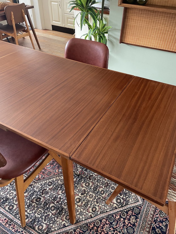 Image 1 of Table de salle à manger extensible Mid Century
