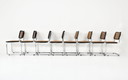 Chaises de salle à manger Style B32 par Marcel Breuer Ensemble de 8