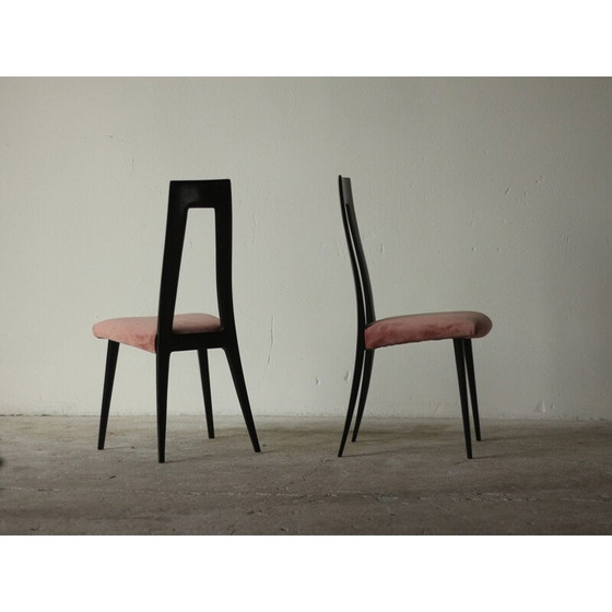 Image 1 of Set of 4 Italian vintage dinning chairs, 1960s