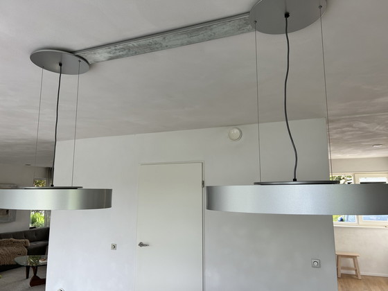 Image 1 of 2x Metalarte Hopper oval pendant lights