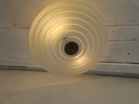 Vintage Teak And Glass Bowl Lamp
