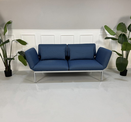 Brühl Roro Designer Blue Fabric Sofa Sofa Bed Couch