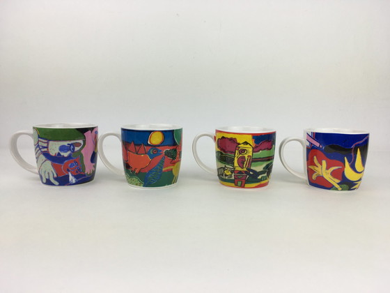 Image 1 of 4x Corneille mugs seasons