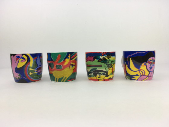 Image 1 of 4x Corneille mugs seasons