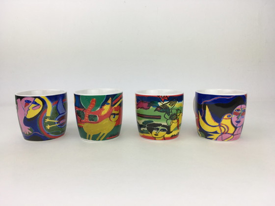 Image 1 of 4x Corneille mugs seasons