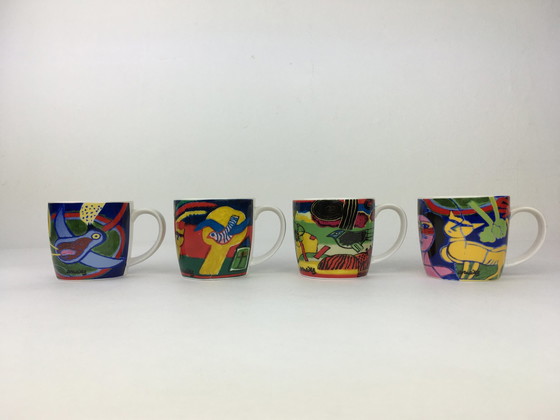 Image 1 of 4x Corneille mugs seasons