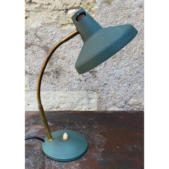 Image 1 of Lampada burerau vintage verde, 1960
