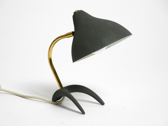 Image 1 of Beautiful Small Mid Century Modern Crow'S Foot Table Lamp By Karl Heinz Kinsky For Cosack