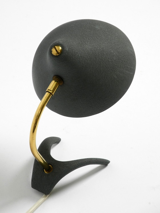 Image 1 of Beautiful Small Mid Century Modern Crow'S Foot Table Lamp By Karl Heinz Kinsky For Cosack