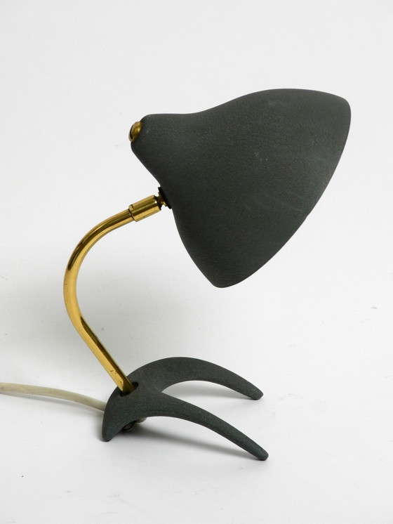 Image 1 of Beautiful Small Mid Century Modern Crow'S Foot Table Lamp By Karl Heinz Kinsky For Cosack