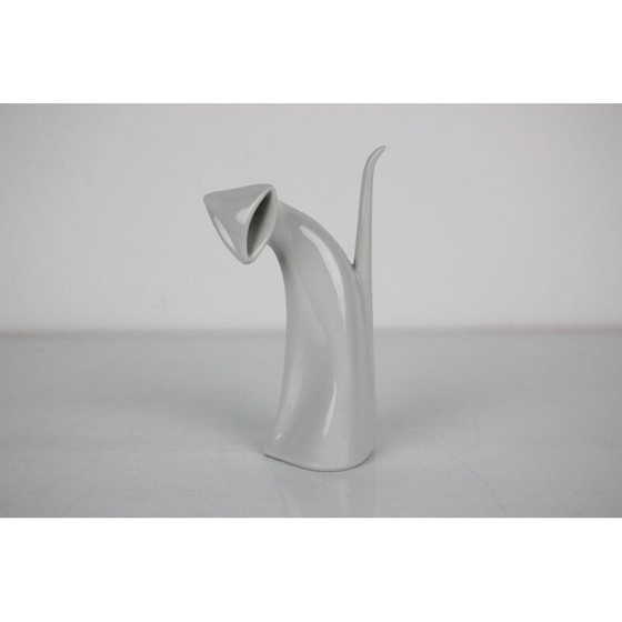 Image 1 of Vintage ceramic sculpture "Royal Cat Dux", Czechoslovakia 1960