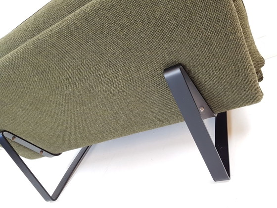 Image 1 of Vintage Artifort Kho Liang Le Two-Seater Bench Green Wool