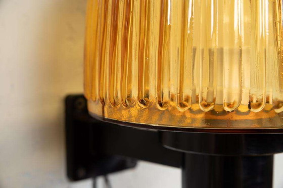 Image 1 of Lampada da parete vintage a forma di fungo in vetro, applique da parete in vetro Fåglavik