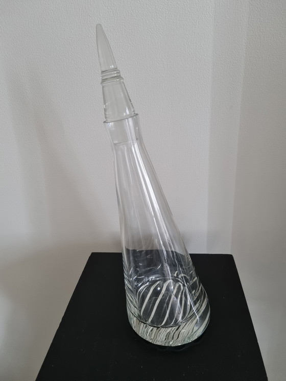 Image 1 of Vintage glass decanter