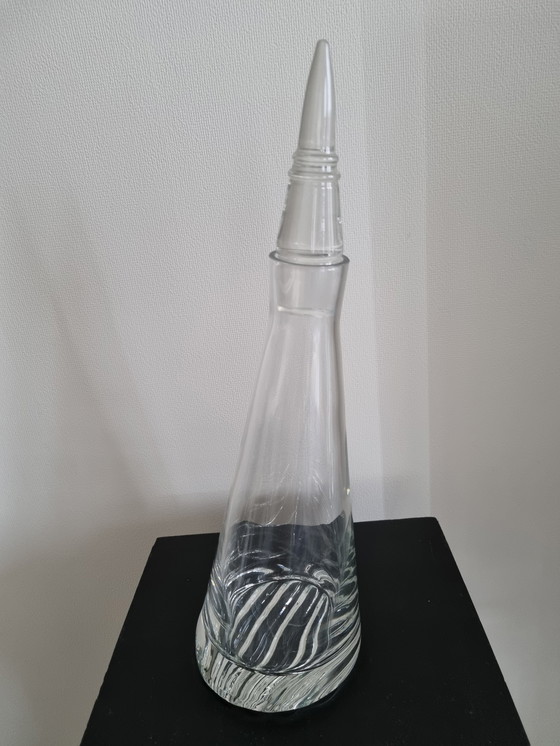 Image 1 of Vintage glass decanter