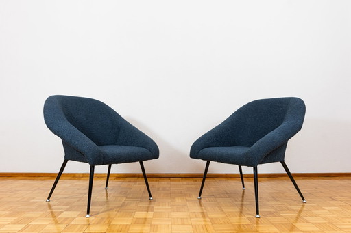 Pair Of Space Age Armchairs, Veb Sitzmöbelwerke, Germany, 1970’S