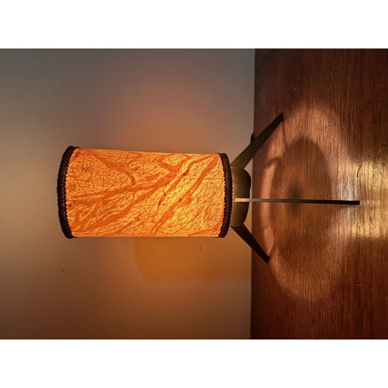 Image 1 of Vintage brass tripod lamp, 1950