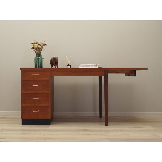 Image 1 of Vintage teak desk, Denmark 1970s