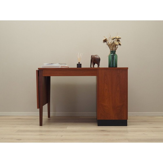 Image 1 of Vintage teak desk, Denmark 1970s