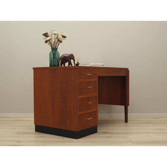 Image 1 of Vintage teak desk, Denmark 1970s