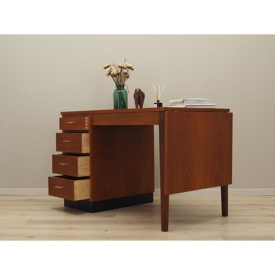 Image 1 of Vintage teak desk, Denmark 1970s