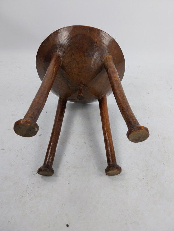 Image 1 of Tabouret africain de la tribu kamba