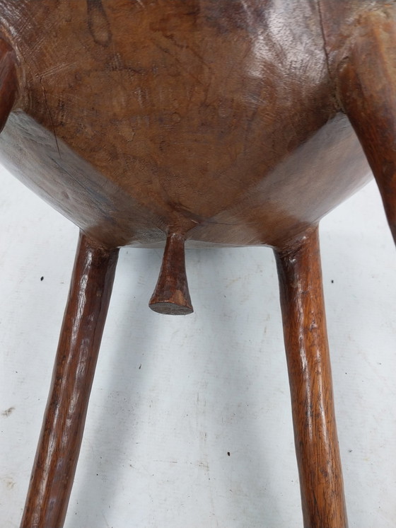 Image 1 of Tabouret africain de la tribu kamba