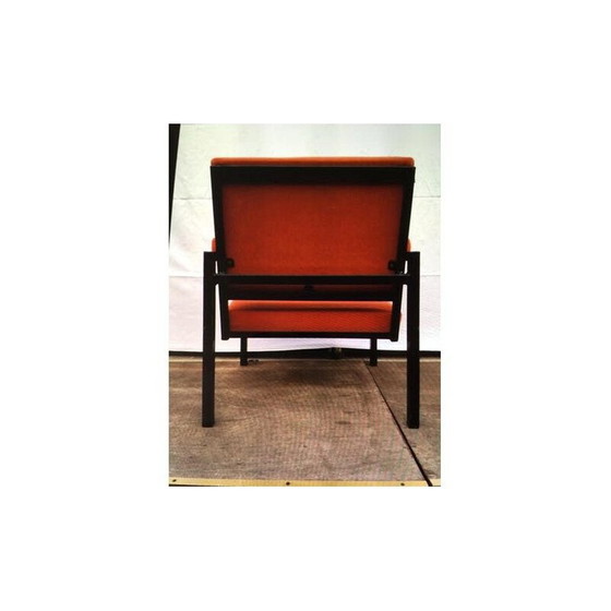 Image 1 of Poltrona modernista vintage in velluto corallo, 1960