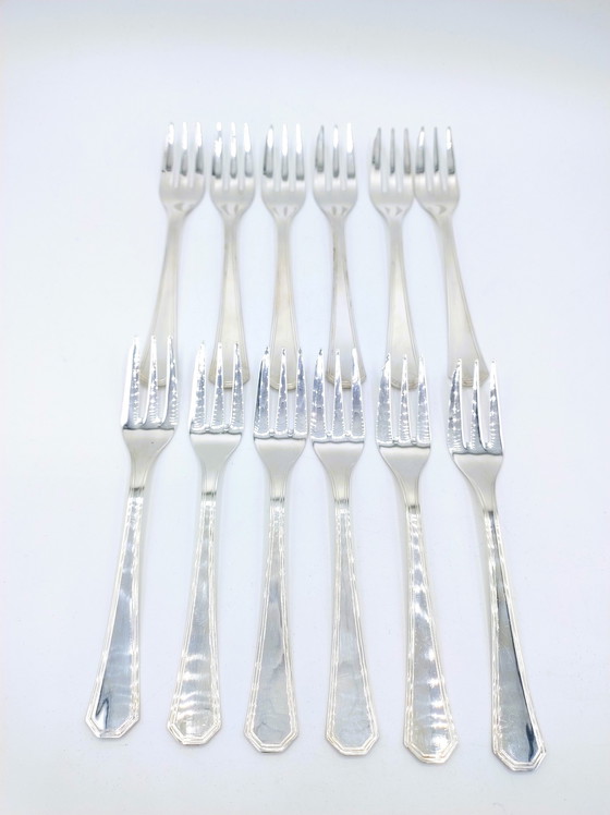 Image 1 of 12-piece S. Eugenio / Palermo silver forks