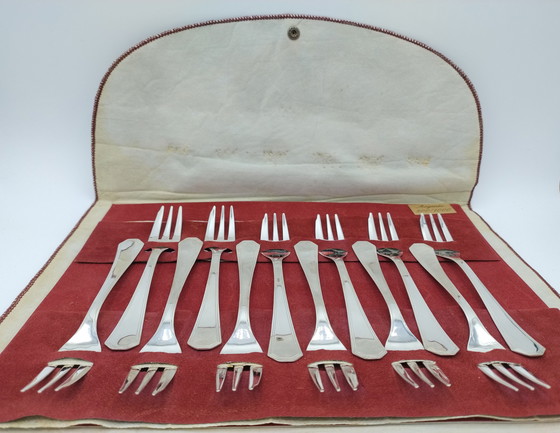 Image 1 of 12-piece S. Eugenio / Palermo silver forks