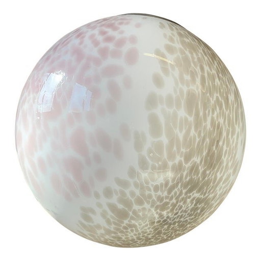 Colgante de esfera multicolor Murrine contemporáneo de los años 90 en cristal de Murano