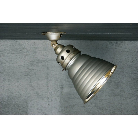 Image 1 of Vintage mirrored glass wall sconce by Zeiss-Ikon, 1930