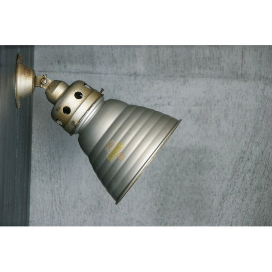 Image 1 of Vintage mirrored glass wall sconce by Zeiss-Ikon, 1930