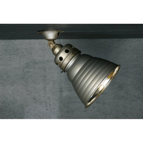 Image 1 of Vintage mirrored glass wall sconce by Zeiss-Ikon, 1930