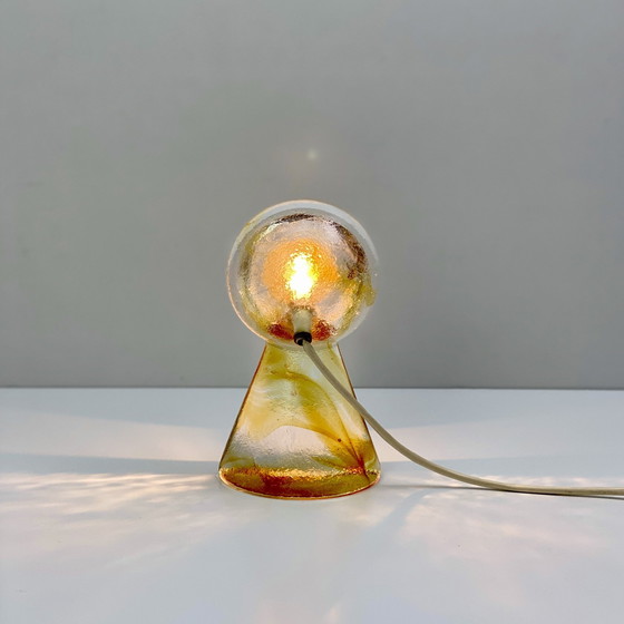 Image 1 of Murano Glass Lamp 80's Design