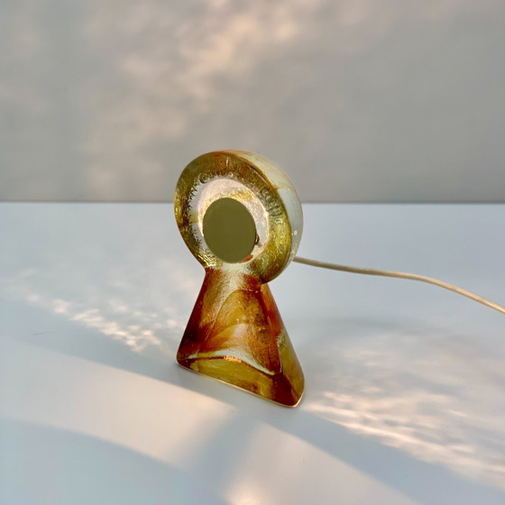 Image 1 of Murano Glass Lamp 80's Design